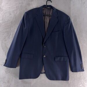 SuitSupply Napoli Blazer Mens Size 44S Navy Wool Single Breasted Tailored